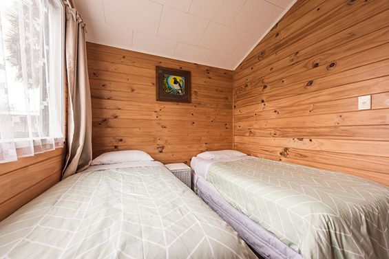 Falcon Cabin single beds